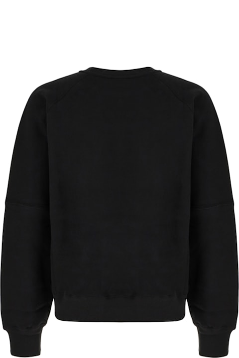 Saint Laurent Fleeces & Tracksuits for Men Saint Laurent Black Cotton Sweatshirt