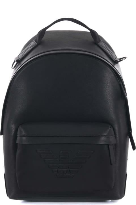 Emporio Armani Backpacks for Men Emporio Armani Backpack From The 'sustainable' Collection