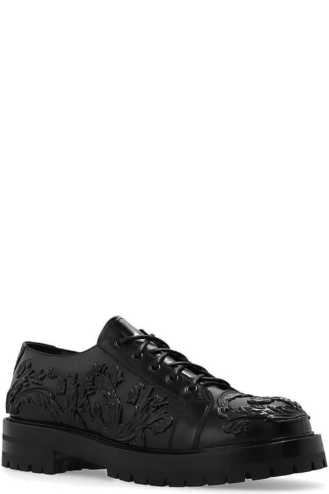 Baroque Embossed Derby Shoes