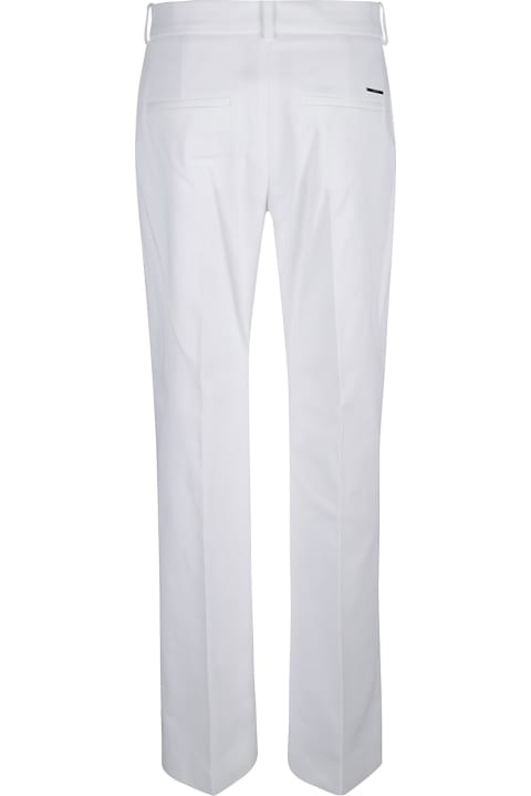 Clothing for Women Calvin Klein Cotton Twill Relax Bootcut Trousers