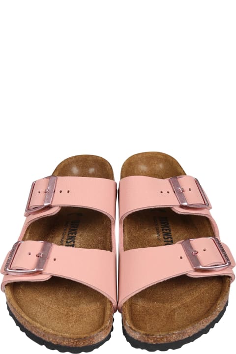 Shoes for Girls Birkenstock Pink Arizona Bs Slippers For Girl