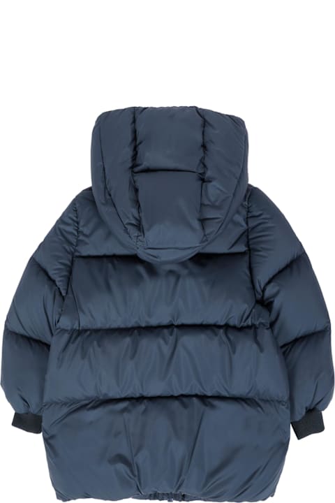 أدوات منزلية Colmar Blue Down Jacket For Babykids With Logo