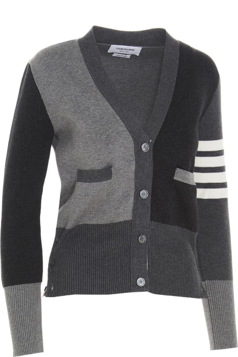 Sweaters for Women Thom Browne 4 Bar' Cotton Cardigan