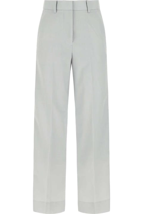 Sacai Pants & Shorts for Women Sacai Light Grey Polyester Blend Pant