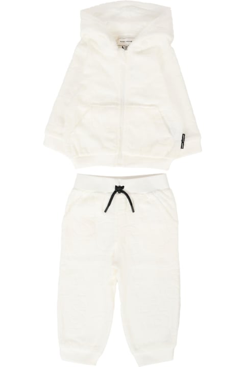 Marc Jacobs for Baby Girls Marc Jacobs Ivory Suit For Babykids With Logo
