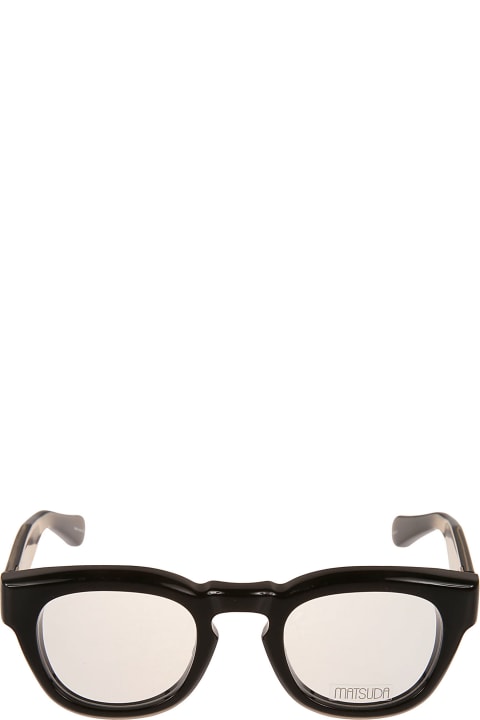 Logo Lens Wayfarer Glasses