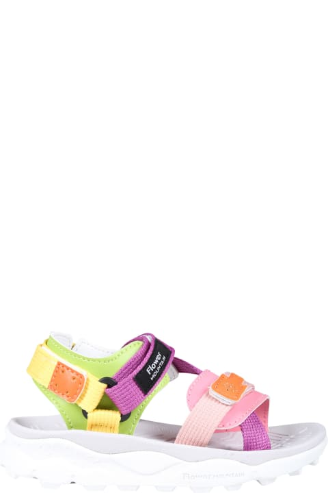 Flower Mountain Shoes for Girls Flower Mountain Multicolor Nazca Sandals For Girl