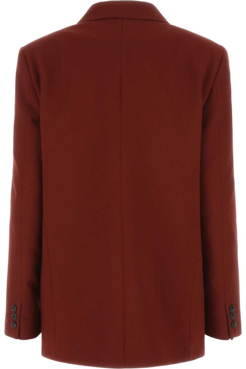 Quira Coats & Jackets for Women Quira Burgundy Wool Blazer