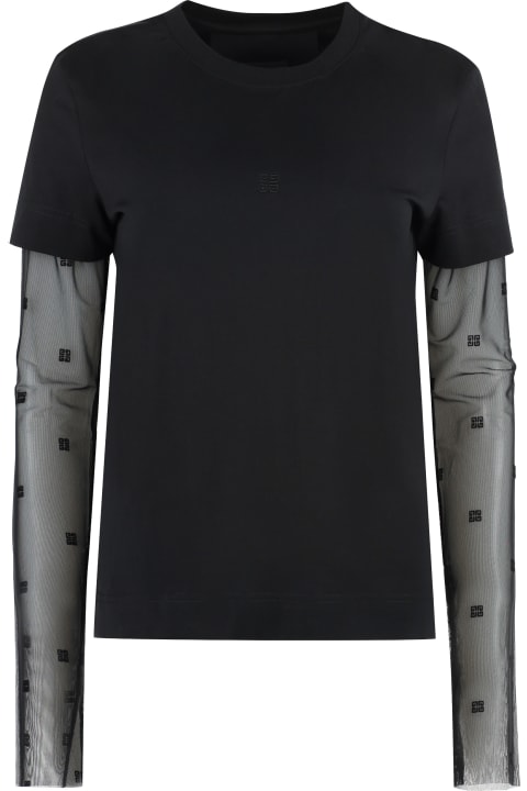 Givenchy for Women Givenchy Cotton Crew-neck T-shirt