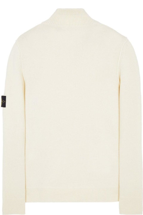 Sweaters for Men Stone Island Logo Patch Long-sleeved Jumper Sweater