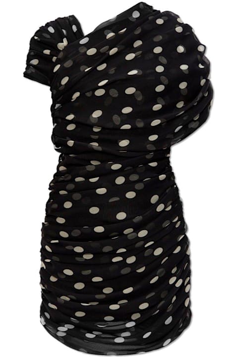 Homeware Saint Laurent Ruched Asymmetrical Dress