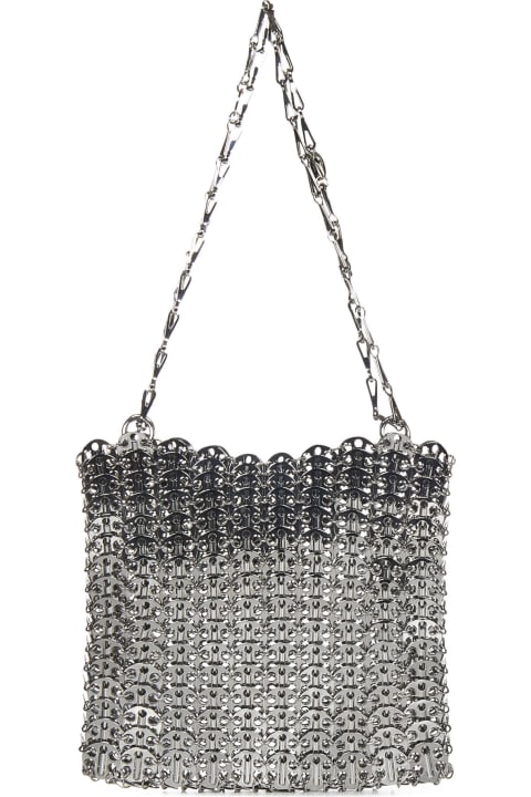 Paco Rabanne Shoulder Bags for Women Paco Rabanne Iconic Silver 1969 Shoulder Bag