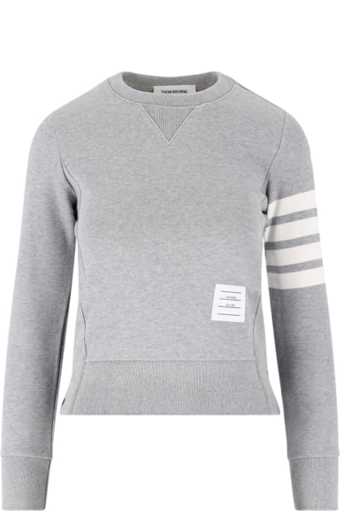 Thom Browne Sweaters for Women Thom Browne '4-bar' Crew Neck Sweatshirt