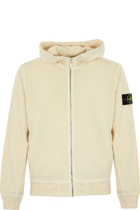 Fleeces & Tracksuits for Men Stone Island Sweatshirt 6100021 In Cotton Mafile' Old Effect
