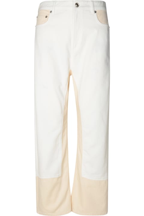 SportMax Pants & Shorts for Women SportMax Zenica' White Cotton Pants