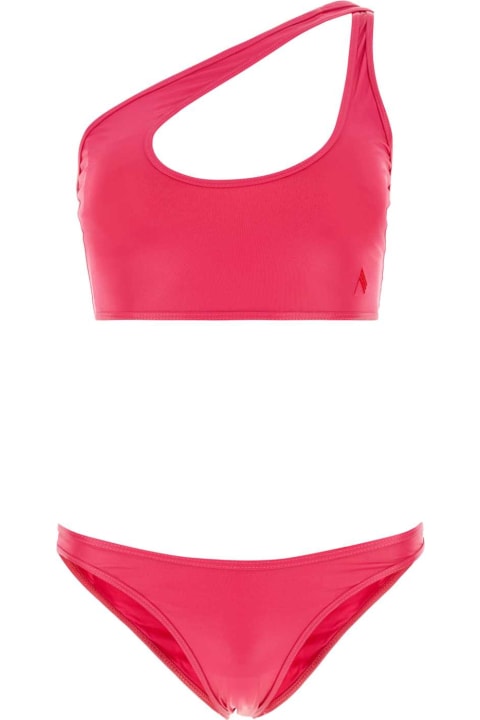 Swimwear for Women The Attico Fuchsia Stretch Nylon Bikini
