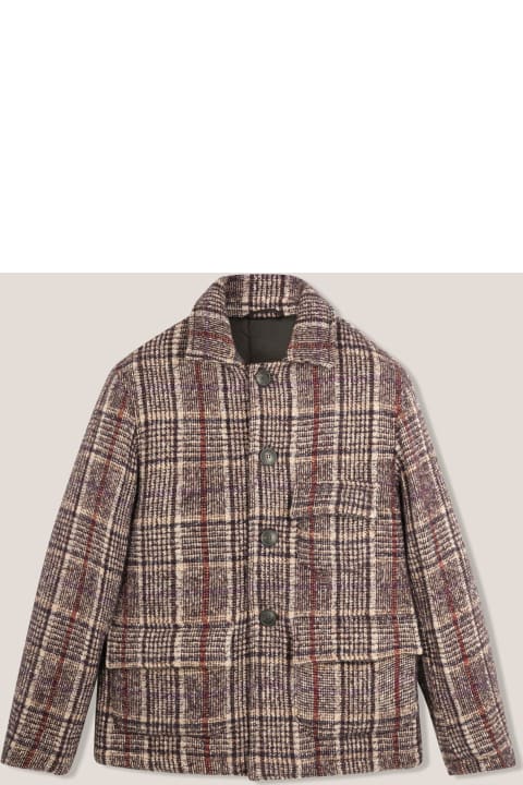 Fashion for Men doppiaa Aaderbale Wool Checked Jacket