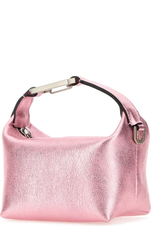 ウィメンズ EÉRAのトートバッグ EÉRA Pink Leather Moonbag Handbag
