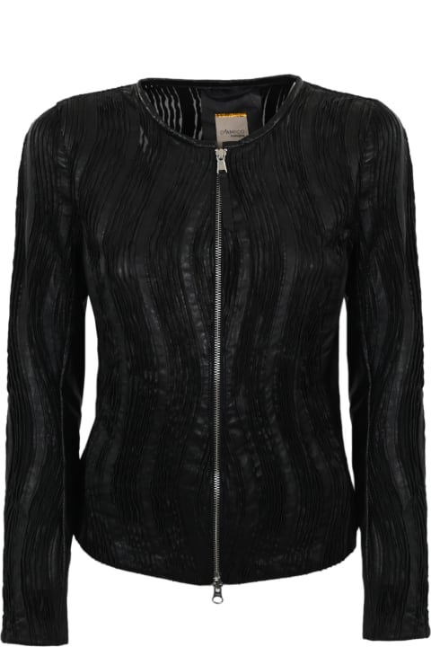 ウィメンズ D'Amicoのコート＆ジャケット D'Amico Nina Leather Jacket