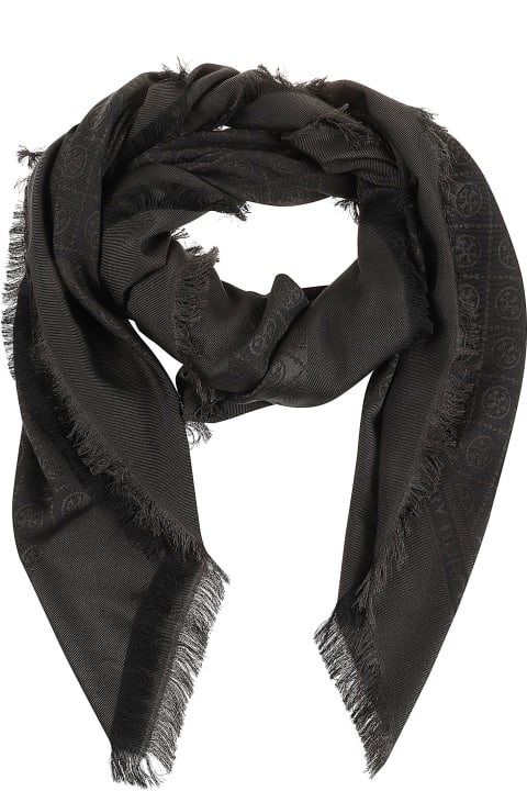 Tory Burch الأوشحة والأغطية لـ السيدات Tory Burch Scarf With Logo