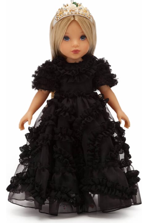 Colorful Doll For Girl With Black Dress