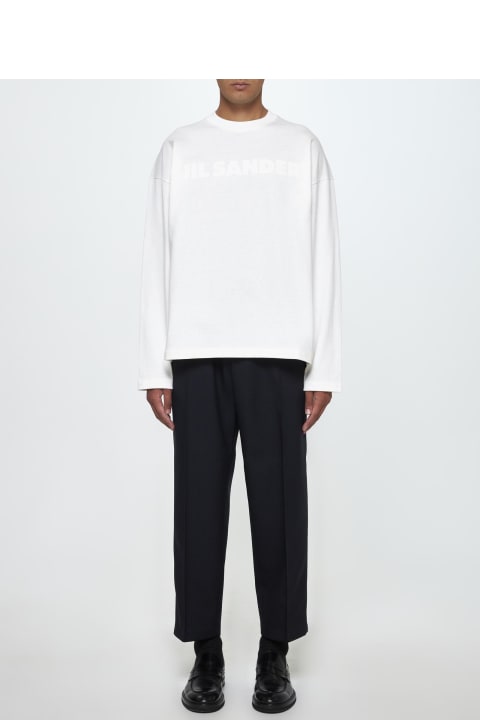 Homeware Jil Sander Logo Cotton T-shirt