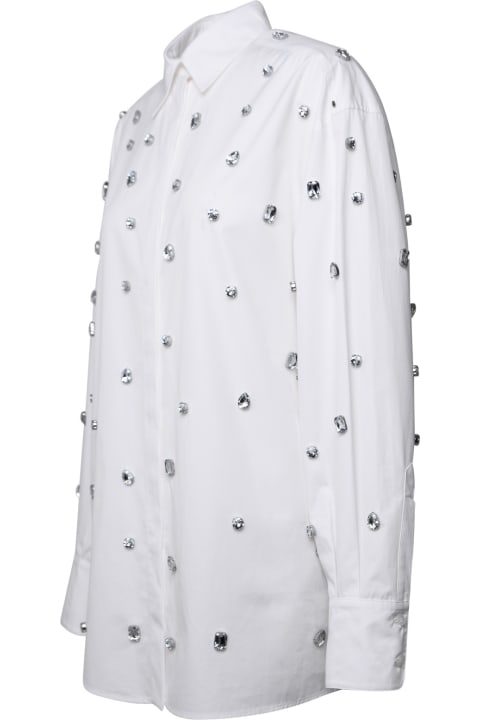 SportMax Topwear for Women SportMax Nordica White Cotton Shirt