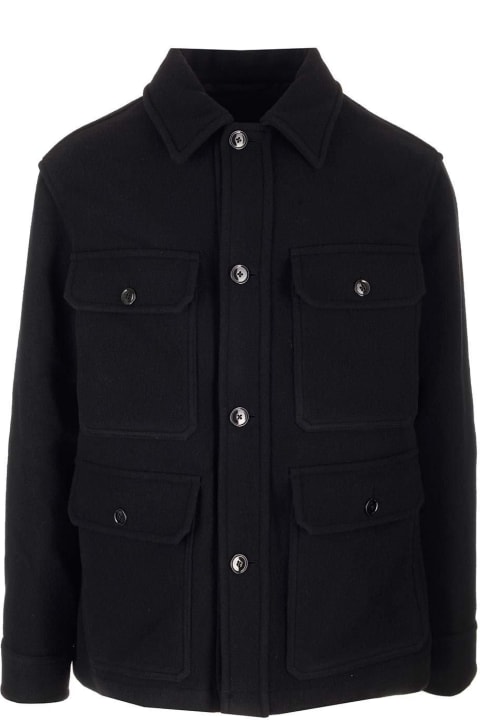Long Sleeved Buttoned Jacket