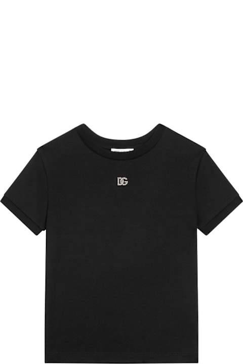 Homeware Dolce & Gabbana Dolce &amp; Gabbana Kids Dg Cotton Jersey T-shirt