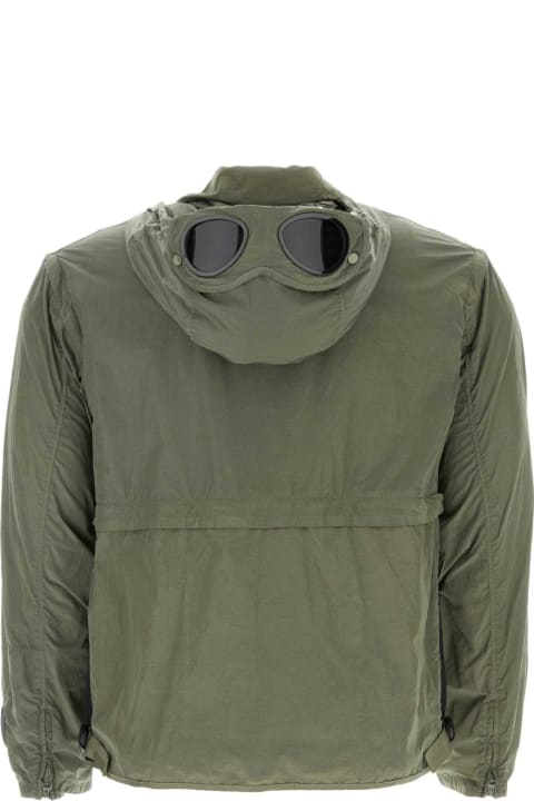 C.P. Company Clothing for Men C.P. Company Green Stretch Nylon Jacket
