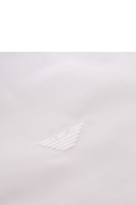 Emporio Armani Shirts for Boys Emporio Armani White Shirt With Logo
