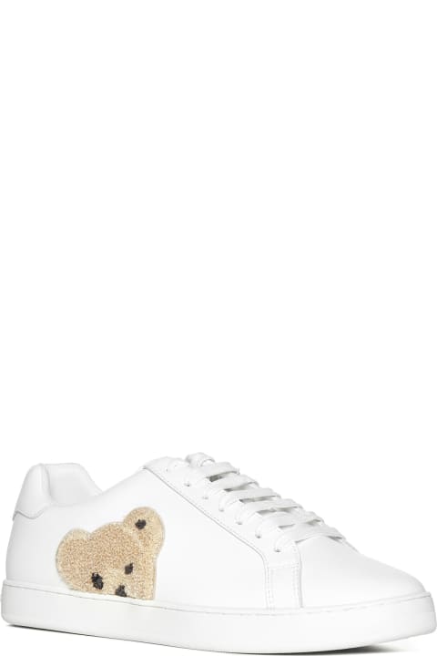 Palm Angels Sneakers for Men Palm Angels 'new Teddy Bear' Leather Sneakers