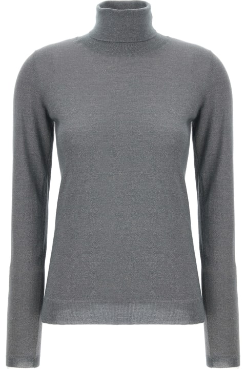 Clothing for Women Brunello Cucinelli Lurex Turtleneck Sweater