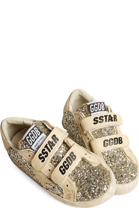 Golden Goose Shoes for Girls Golden Goose Old School Laminated Suede Upper Leather Star And Heel