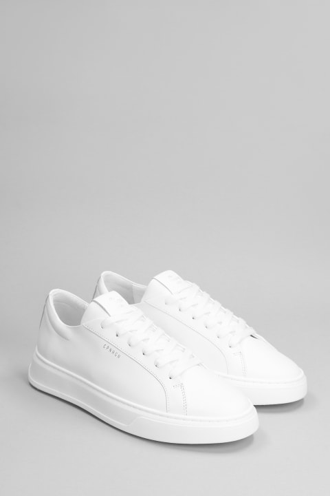 Sneakers In White Leather