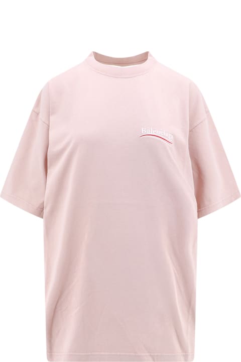 Balenciaga Topwear for Women Balenciaga Cotton Crew-neck T-shirt