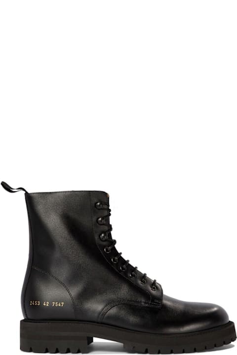 Sale for Men Common Projects Lace-up Combat Boots