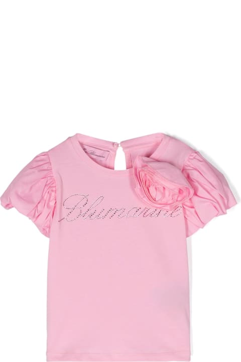 Fashion for Baby Girls Miss Blumarine Miss Blumarine T-shirts And Polos Pink