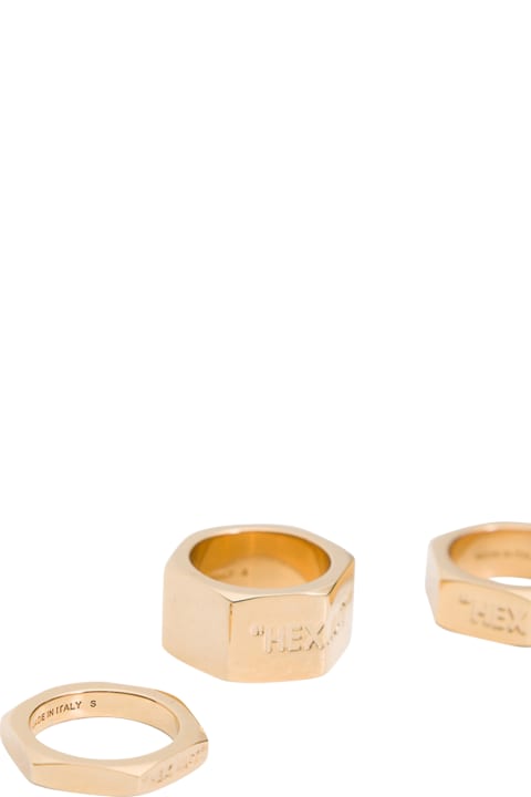 Fashion for Women Off-White Bolt Ring