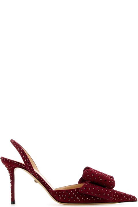 サンダル・ミュール MACH & MACH Burgundy suede pumps Mach & Mach Burgundy Suede Pumps | italist