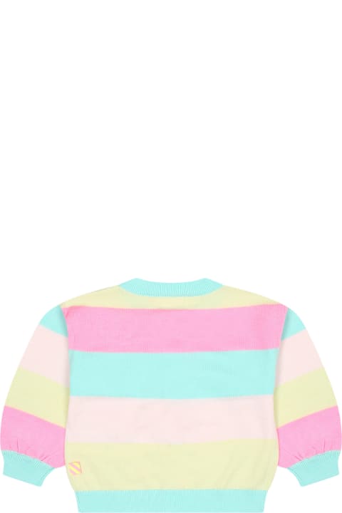ベビーガールズ Billieblushのウェア Billieblush Multicolor Cardigan For Baby Girl