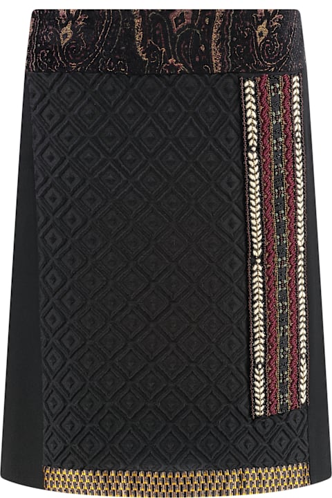 Homeware Etro Wool And Silk Skirt