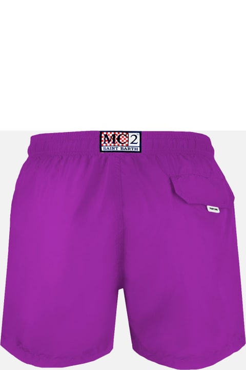 MC2 Saint Barth Swimwear for Men MC2 Saint Barth Man Purple Swim Shorts | Pantone Special Edition