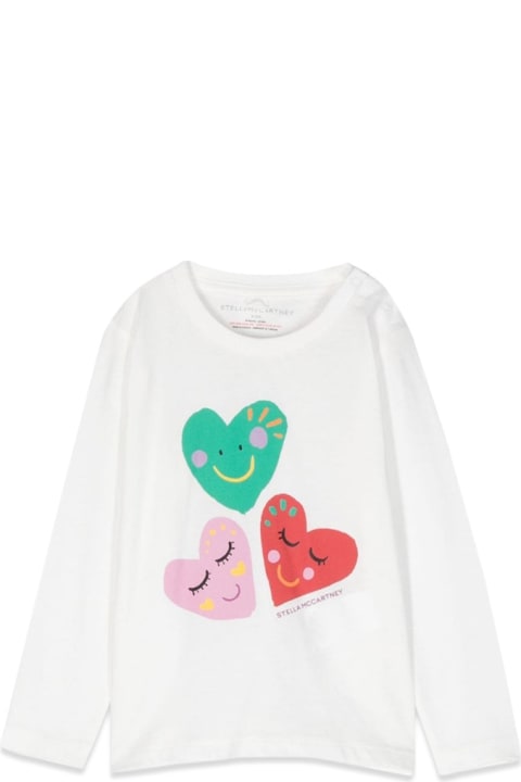 Stella McCartney Kids T-Shirts & Polo Shirts for Baby Girls Stella McCartney Kids T-shirt Ml Hearts