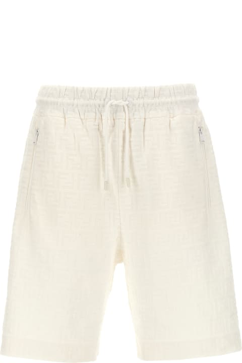 Pants for Men Fendi Jacquard Bermuda Shorts