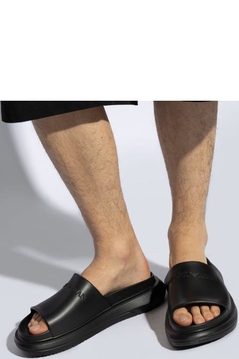 Emporio Armani Other Shoes for Men Emporio Armani Rubber Slides