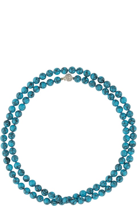 Jewelry for Men Needles Turquoise Necklace