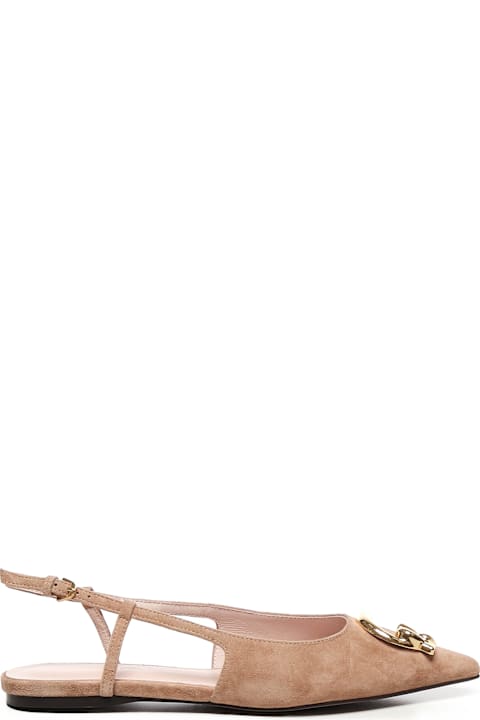 Coccinelle for Kids Coccinelle C-me Flat Slingback In Suede