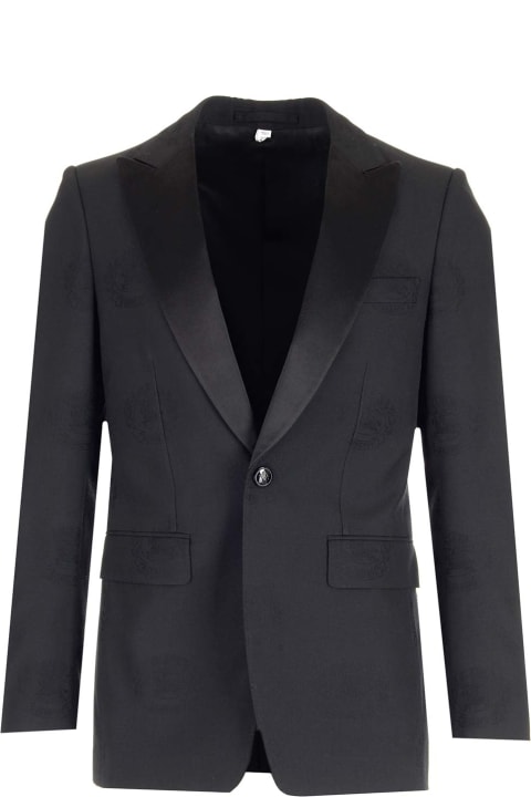 Burberry Coats & Jackets for Men Burberry Black Single-breasted Tailored Jacket