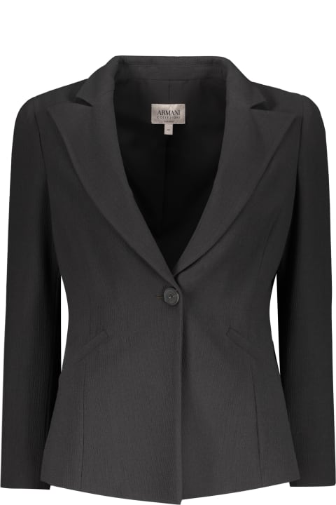 Armani Collezioni Coats & Jackets for Women Armani Collezioni Single-breasted Blazer